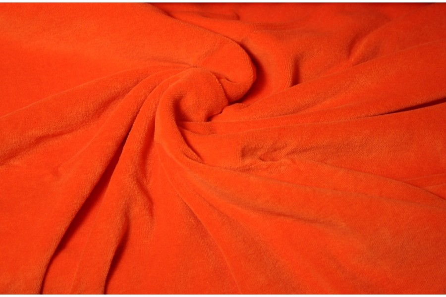 10cm Nicki 80%BW orange  (Grundpreis € 13,00/m)